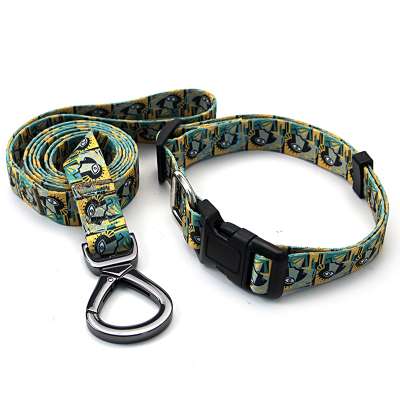 Polyester free sample sublimation dog leash collar